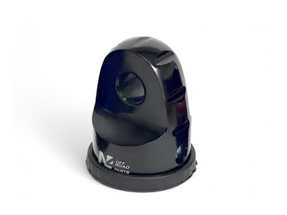 Arrêt de corde 8T en aluminium anodisé noir pour fixation manille, accessoire treuil N4 OFFROAD.
