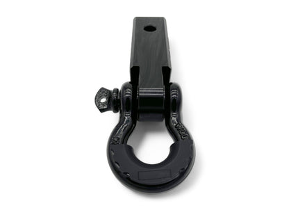 Barre d'attelage remorquage en acier 50mm avec manille de traction 4,7T, accessoire treuils N4 OFFROAD, robuste et durable.