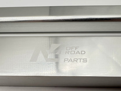 Écubier désaxé pour corde de treuil synthétique N4 OFFROAD, accessoire robuste pour treuils tout-terrain, en métal noir.