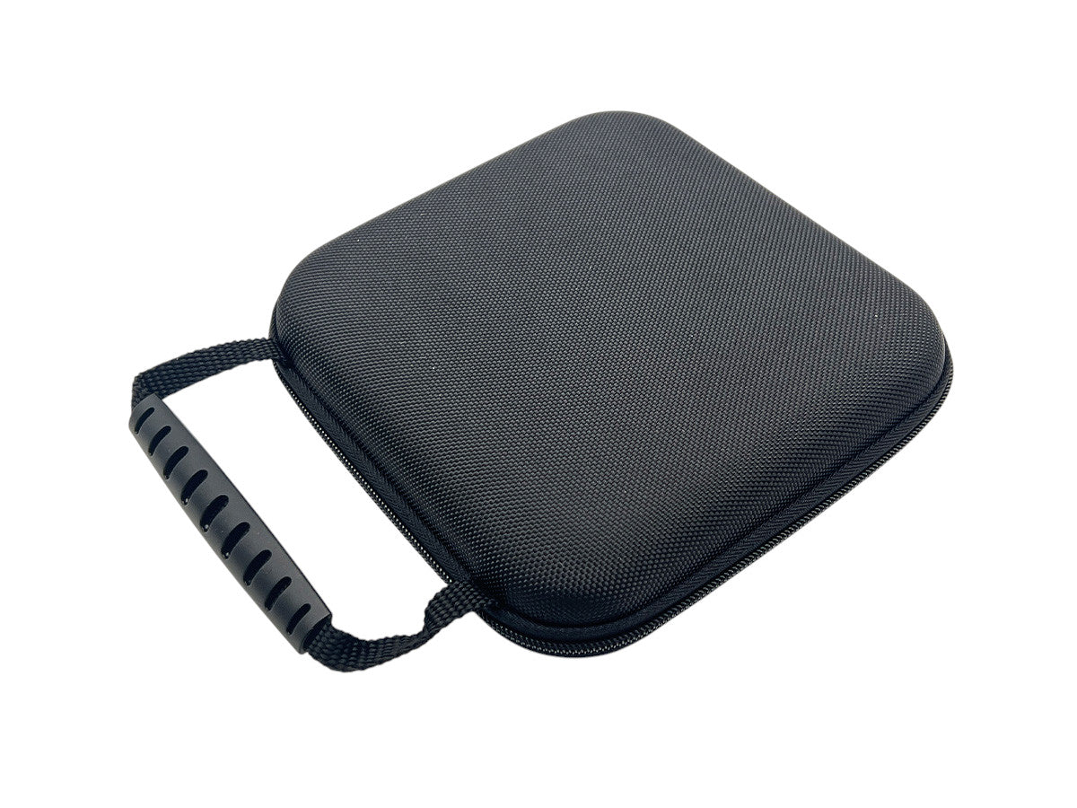Étui de rangement pour anneau de treuillage N4 OFFROAD, accessoire robuste pour treuils tout-terrain, en plastique noir.