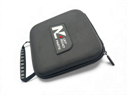 Étui de rangement pour anneau de treuillage N4 OFFROAD, accessoire pour treuils tout-terrain, en plastique robuste.