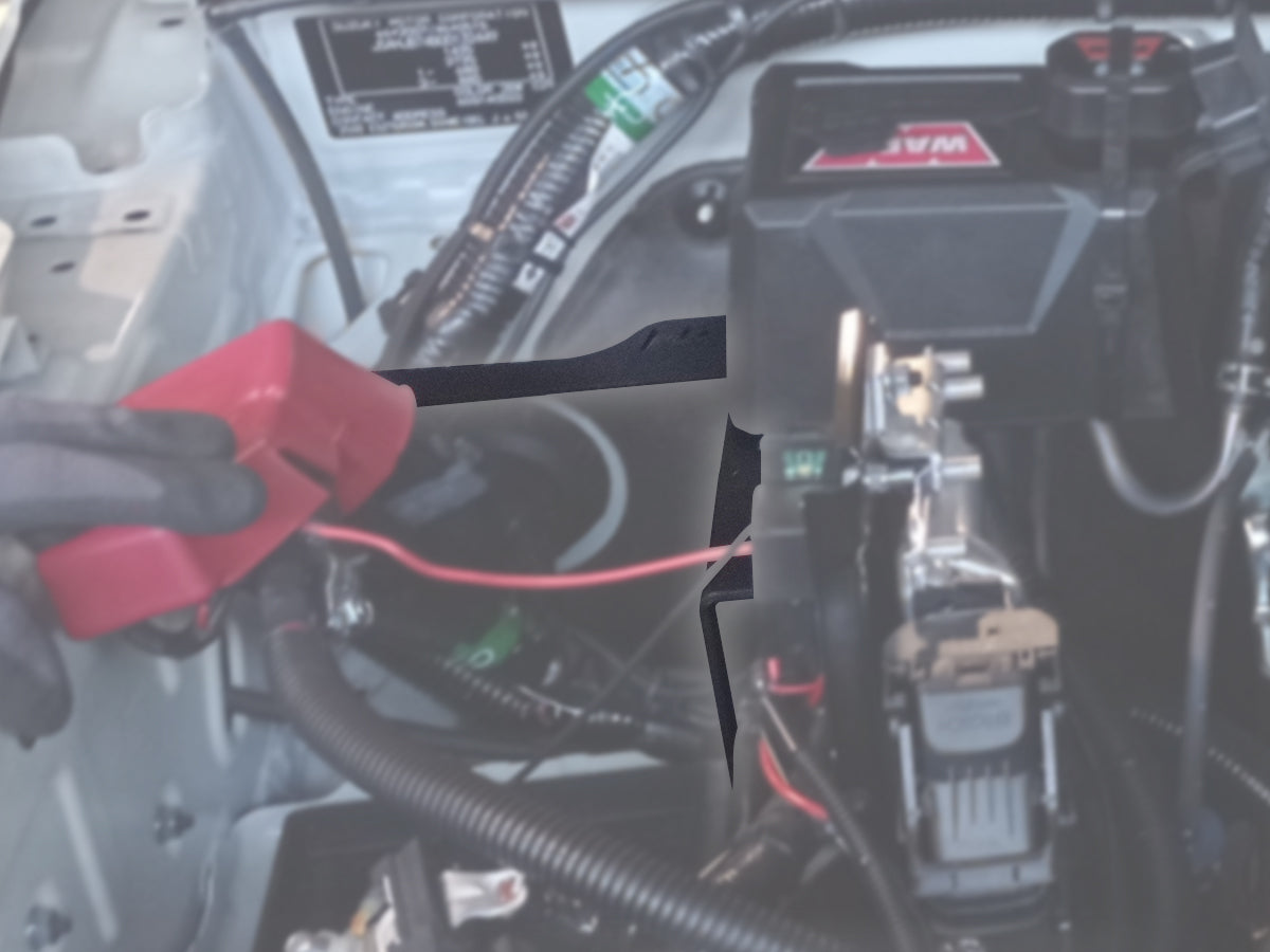 Kit support boîtier relais pour treuil dans compartiment moteur Jimny 2018+ N4 OFFROAD, accessoires pour treuils 4x4.