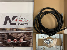 Kit support de fixation déport de 2 mètres pour boîtier relais de treuil Warn VR Evo Zeon Tabor N4-Offroad, accessoire pour treuils.