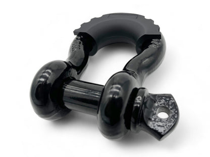 Manille lyre en acier Ø19mm pour treuil N4 OFFROAD, capacité 4,7 tonnes, accessoire robuste pour tout-terrain.