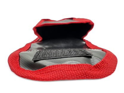 Manille souple en textile 10T de N4 OFFROAD avec sacoche, accessoire pour treuils tout-terrain, solide et facile à transporter.