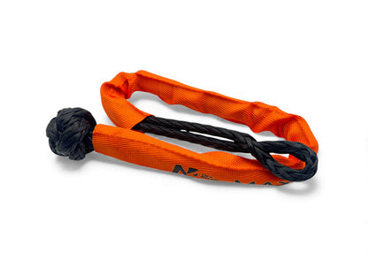 Manille souple textile fusible 7T avec sacoche N4 OFFROAD, accessoire pour treuils tout-terrain, robuste et facile à transporter.