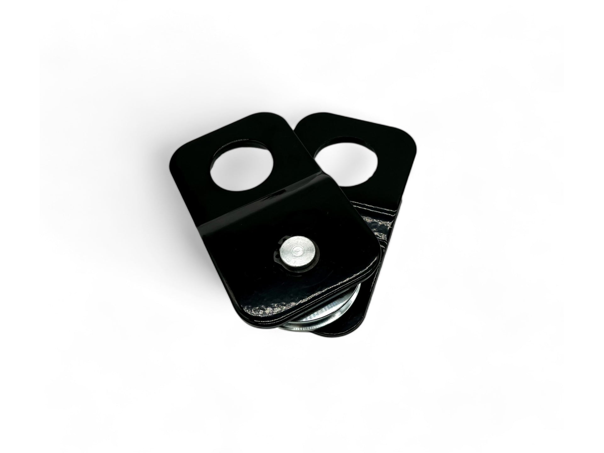 Poulie de mouflage 4T N4-Offroad pour treuils, accessoire robuste pour équipement tout-terrain, en métal noir.