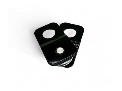 Poulie de mouflage 4T N4-Offroad pour treuils, accessoire robuste pour équipement tout-terrain, en métal noir.