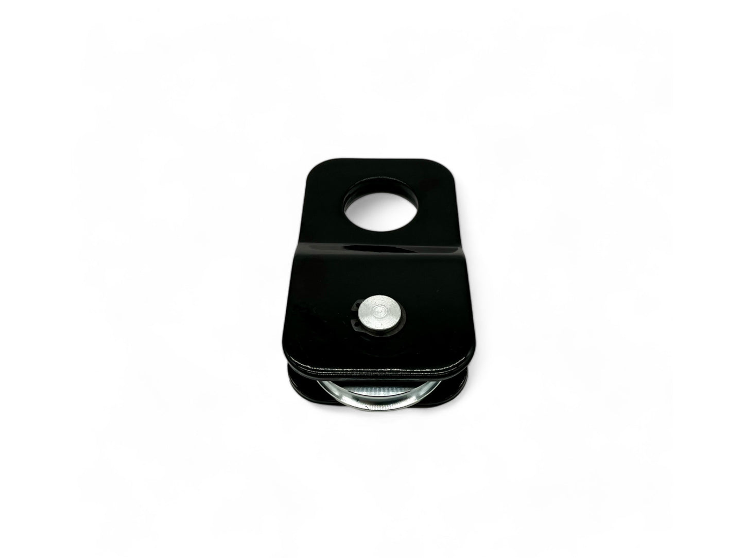 Poulie de mouflage 4T N4 OFFROAD, accessoire treuils robuste pour véhicules tout-terrain, en métal noir avec câble.
