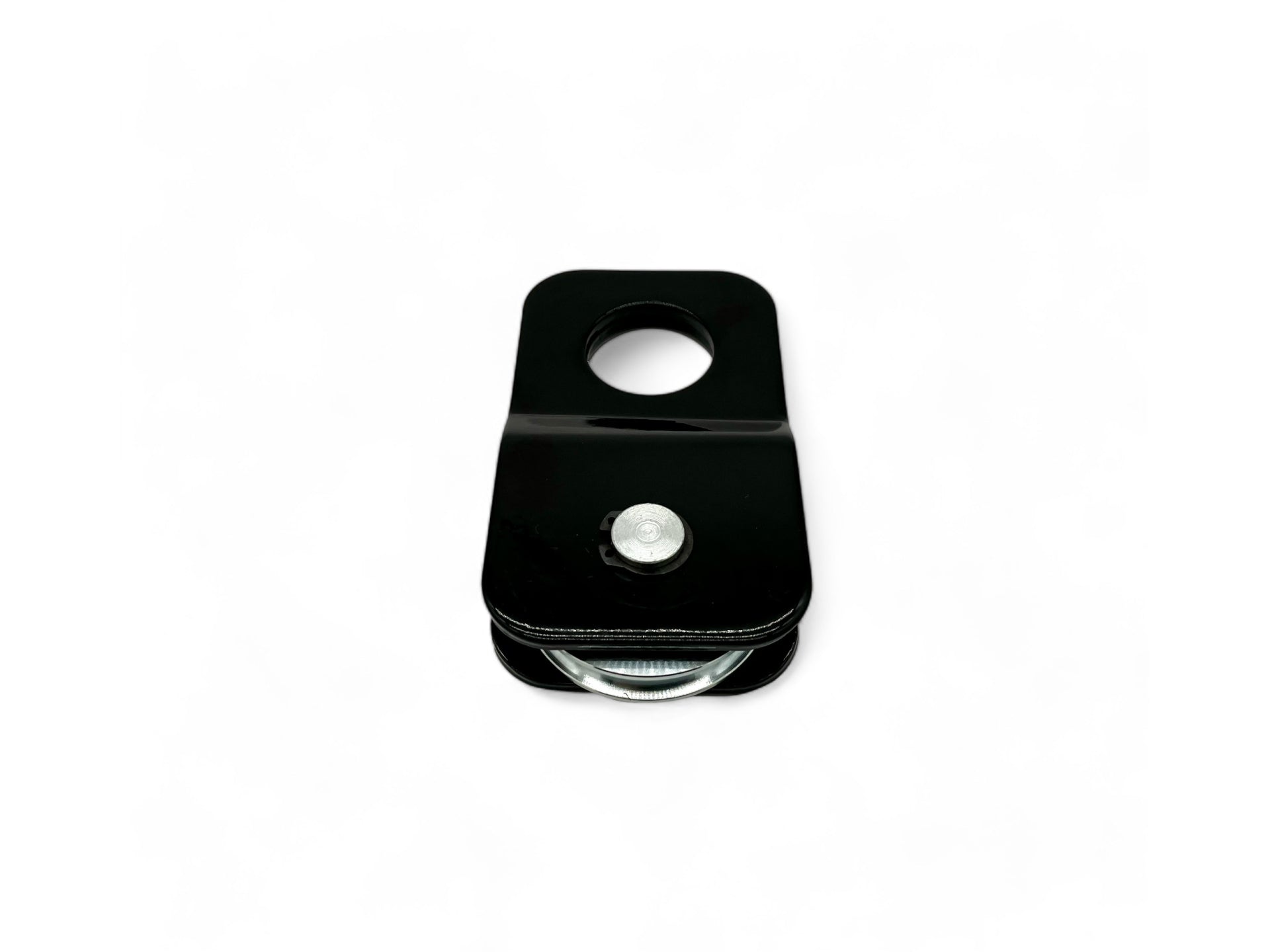 Poulie de mouflage 4T N4 OFFROAD, accessoire treuils robuste pour véhicules tout-terrain, en métal noir avec câble.