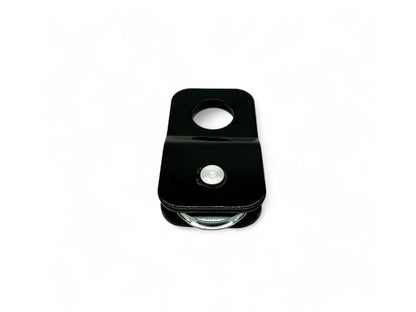 Poulie de mouflage 4T N4 OFFROAD, accessoire treuils robuste pour véhicules tout-terrain, en métal noir avec câble.
