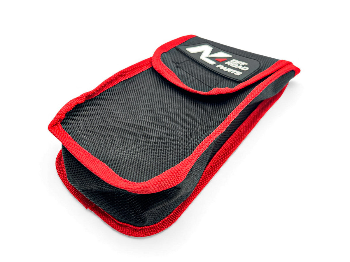 Poulie ouvrante de mouflage 10T N4 OFFROAD avec sacoche pour accessoires treuils, en métal robuste.