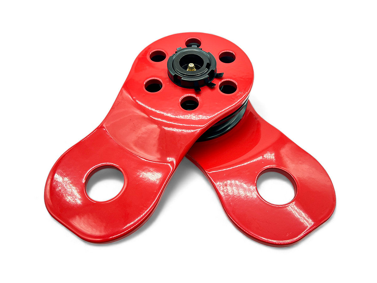 Poulie ouvrante de mouflage 10T de N4 OFFROAD avec sacoche, accessoire pour treuils tout-terrain robuste et durable.