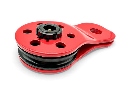 Poulie ouvrante de mouflage 10T N4 OFFROAD avec sacoche, accessoire robuste pour treuils tout-terrain, en métal noir.