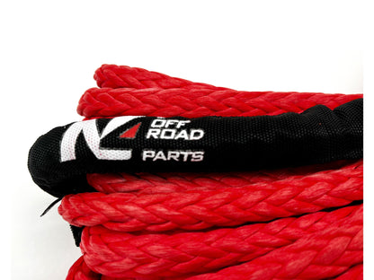Rallonge de corde synthétique pour treuil N4 OFFROAD, 10mm x 20m, accessoire pour treuils tout-terrain, robuste et durable