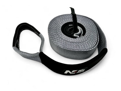 Sangle de remorquage N4 OFFROAD, 9m, 13,5T, pour accessoires de treuils, robuste et conçue pour le remorquage hors-road