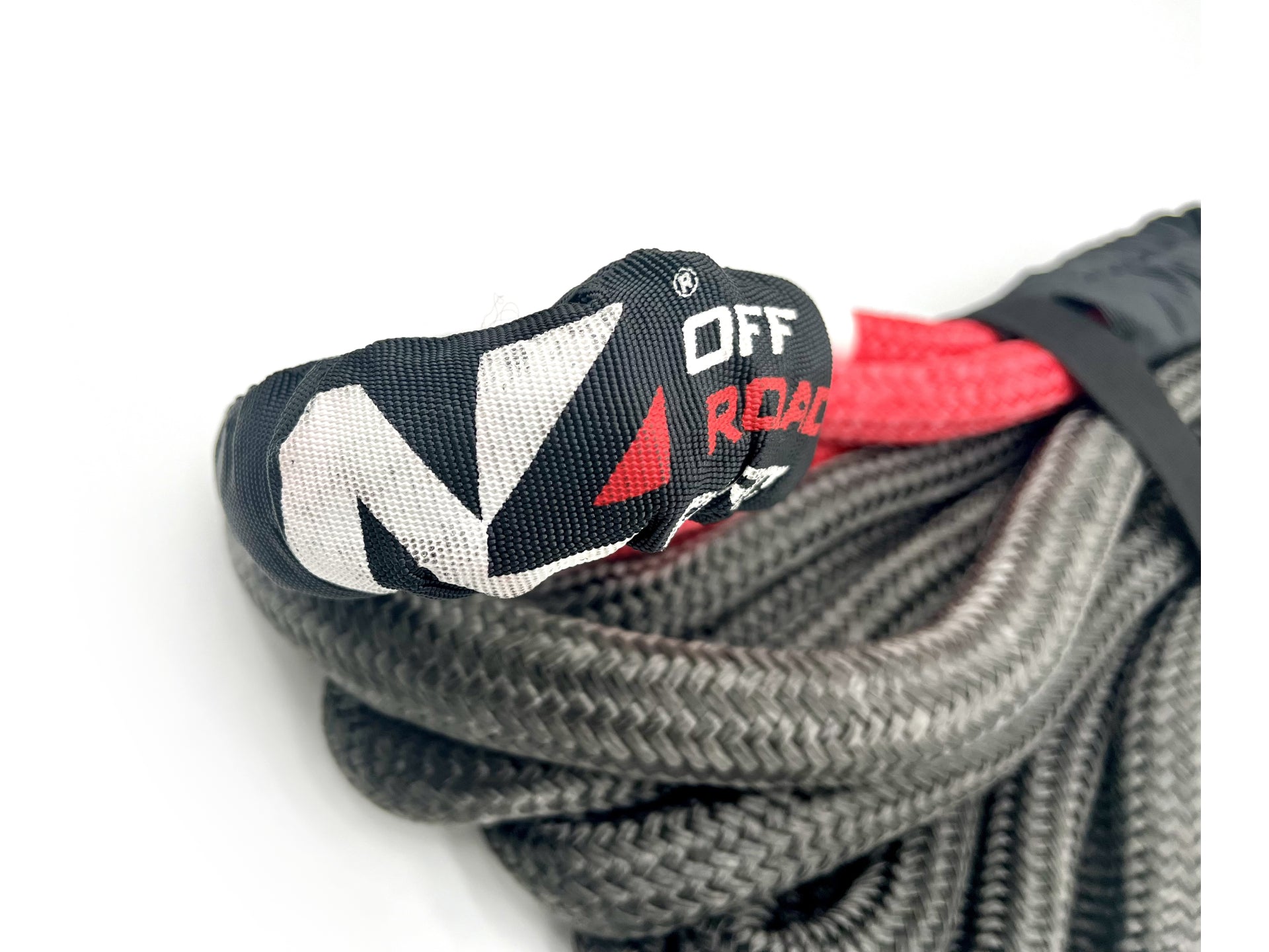 Sangle kinétique en nylon tressé 8m 10,8T N4 OFFROAD pour accessoires treuils, résistant et flexible pour récupération off-road