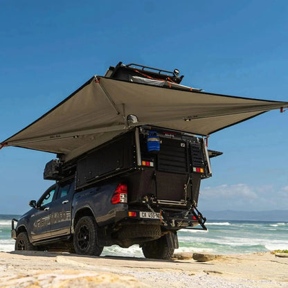 Auvent 270° Alu-Cab - 2,6m | Autoportant & Résistant sur Xperts4x4 Accessoires 4x4 Off-Road