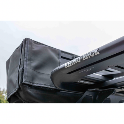Auvent auto-portant RHINO-RACK avec parois latérales, 270°, côté gauche, pour véhicule tout-terrain et camping.