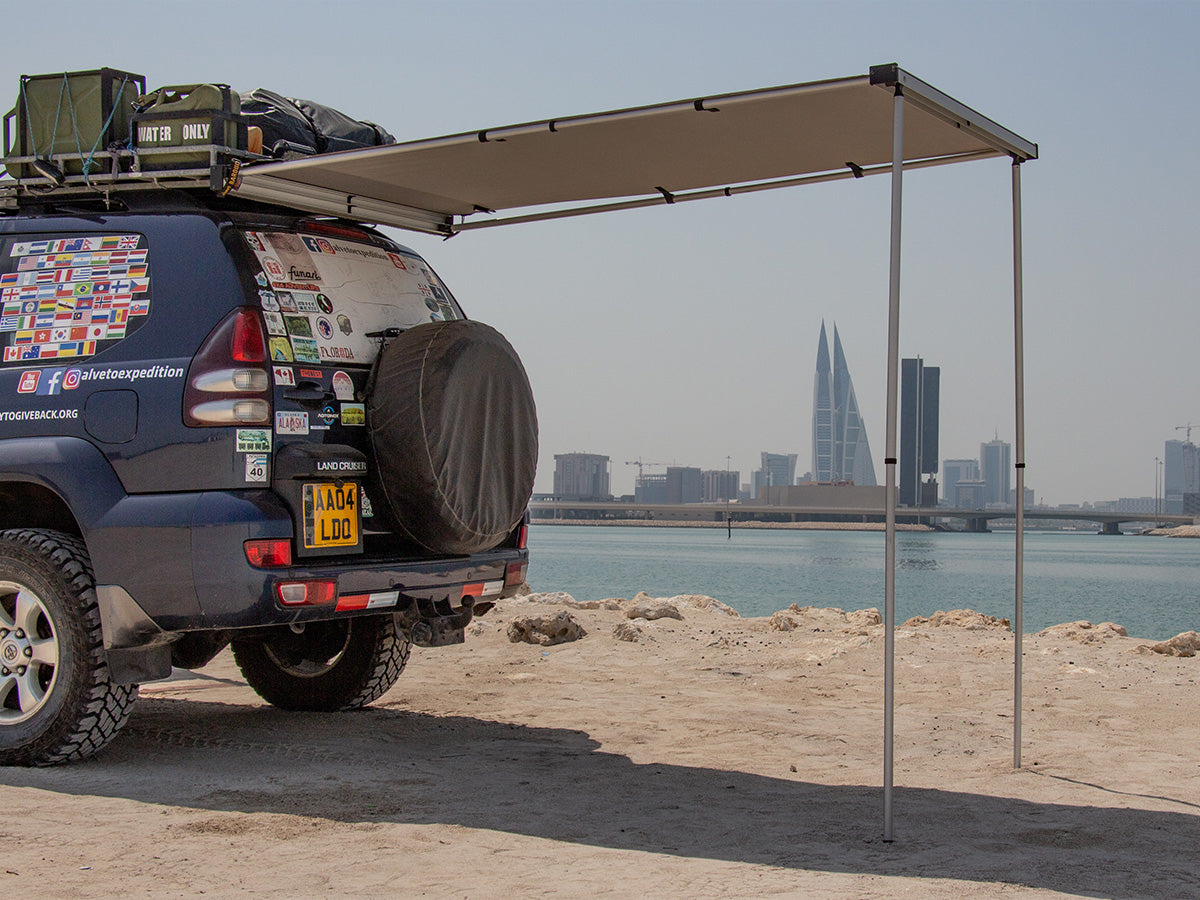 Store Arrière James Baroud 130x240cm — Auvent Tente de Toit Hayon sur Xperts4x4 Accessoires 4x4 Off-Road