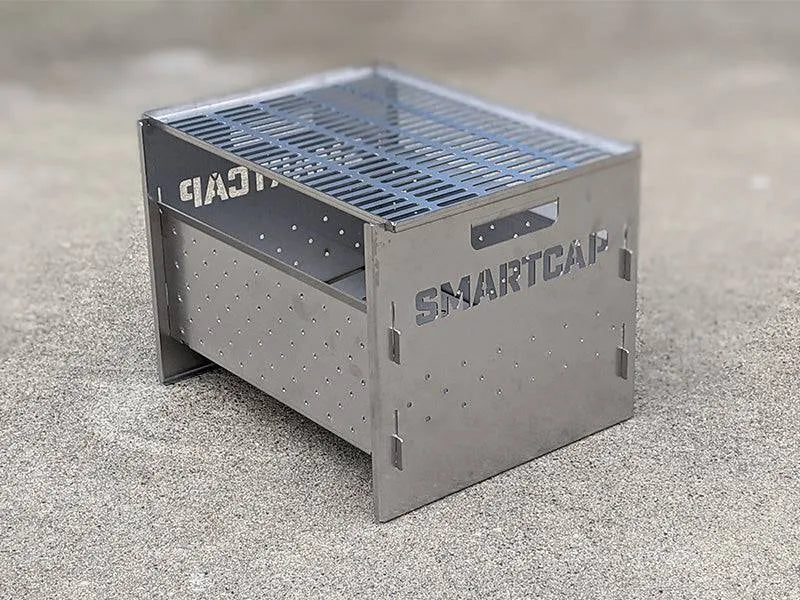 Foyer de barbecue SMARTCAP de RSI SMARTCAP, brasero en métal avec grill pour cuisson en plein air.