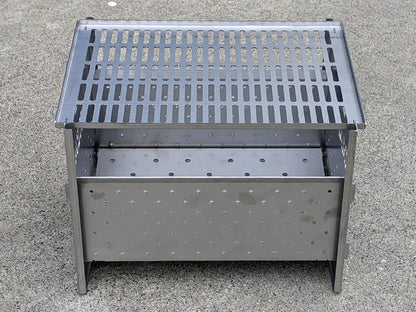 Foyer de barbecue SMARTCAP RSI SMARTCAP en acier avec grille de cuisson pour grillades en plein air.