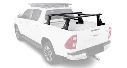 Kit 2 barres de toit RHINO-RACK pour Toyota Hilux Revo 2015+ avec système Reconn-Deck et transversales, 1500 mm.