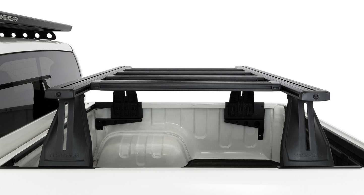 Kit de 2 barres de toit Rhino-Rack 1500 mm avec 4 transversales pour Toyota Hilux Revo 2015+, système Reconn-Deck.