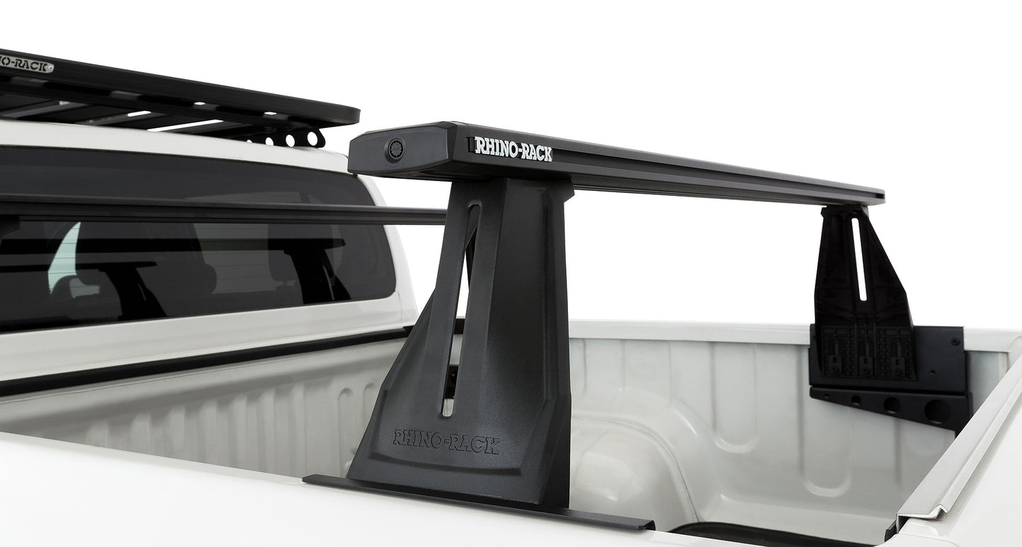 Kit 2 barres de toit RHINO-RACK Reconn-Deck pour Toyota Hilux Revo 2015+, 1500 mm, système robuste pour chargeur de toit.