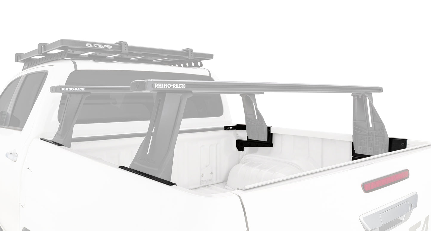 Kit de 2 barres de toit RHINO-RACK de 1500 mm pour Toyota Hilux Revo 2015+ avec système Reconn-Deck, barres de benne.