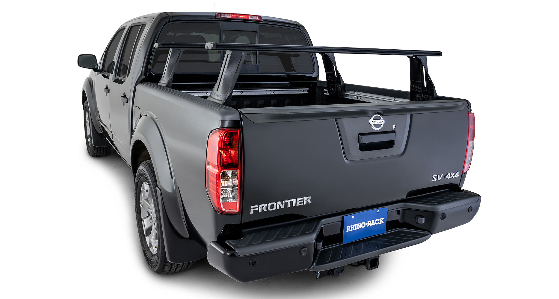 Kit de 2 barres de toit Vortex RHINO-RACK pour Nissan Navara NP300 2015+, système Reconn-Deck, fixation sur toit robuste.