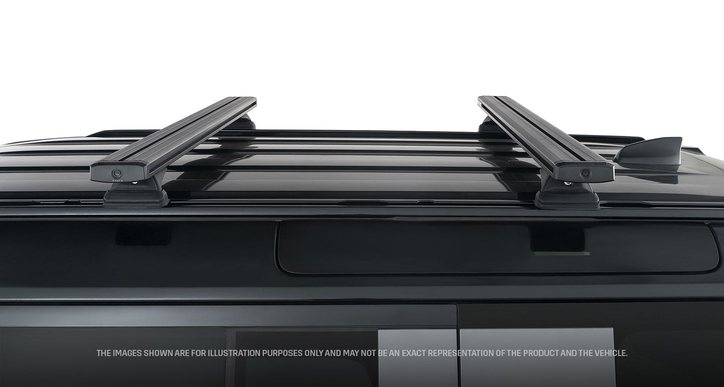 Kit de 2 barres de toit RHINO-RACK pour Land Rover Defender II 110 L663 2020+, système Reconn-deck, longueur 1260 mm.