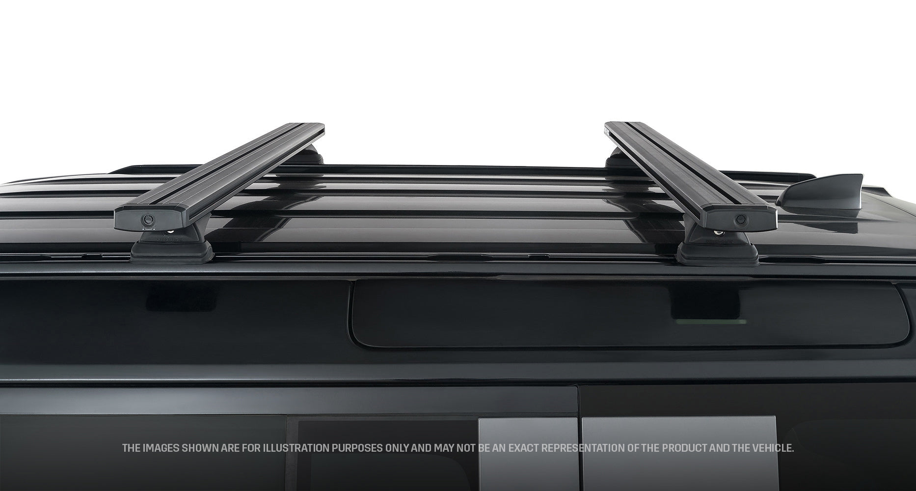 Kit de 2 barres de toit RHINO-RACK pour Land Rover Defender II 110 L663 2020+, système Reconn-deck, longueur 1260 mm.