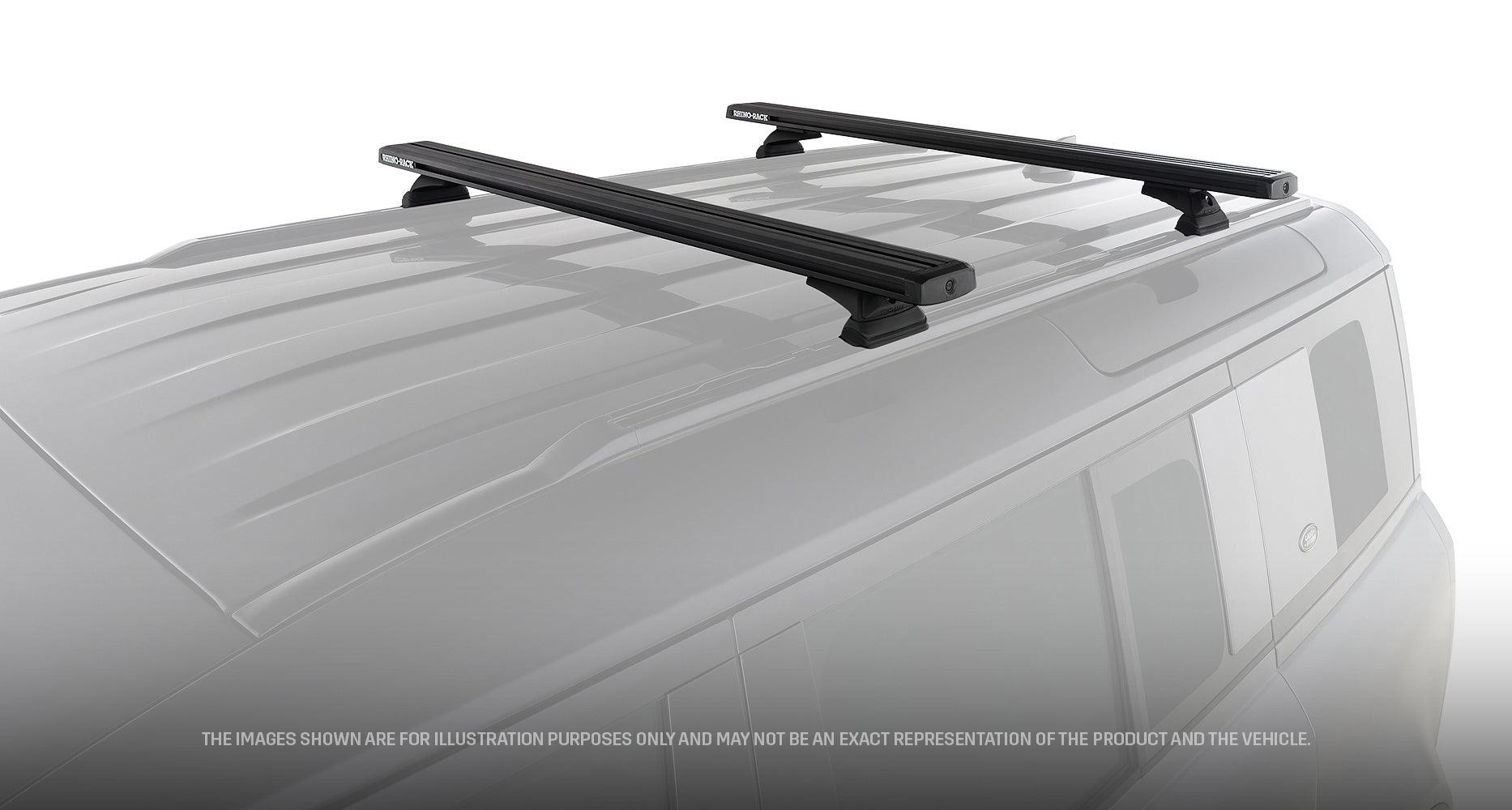 Kit de 2 barres de toit RHINO-RACK pour Land Rover Defender II 110 L663 2020+, longueur 1260 mm, système Reconn-deck.