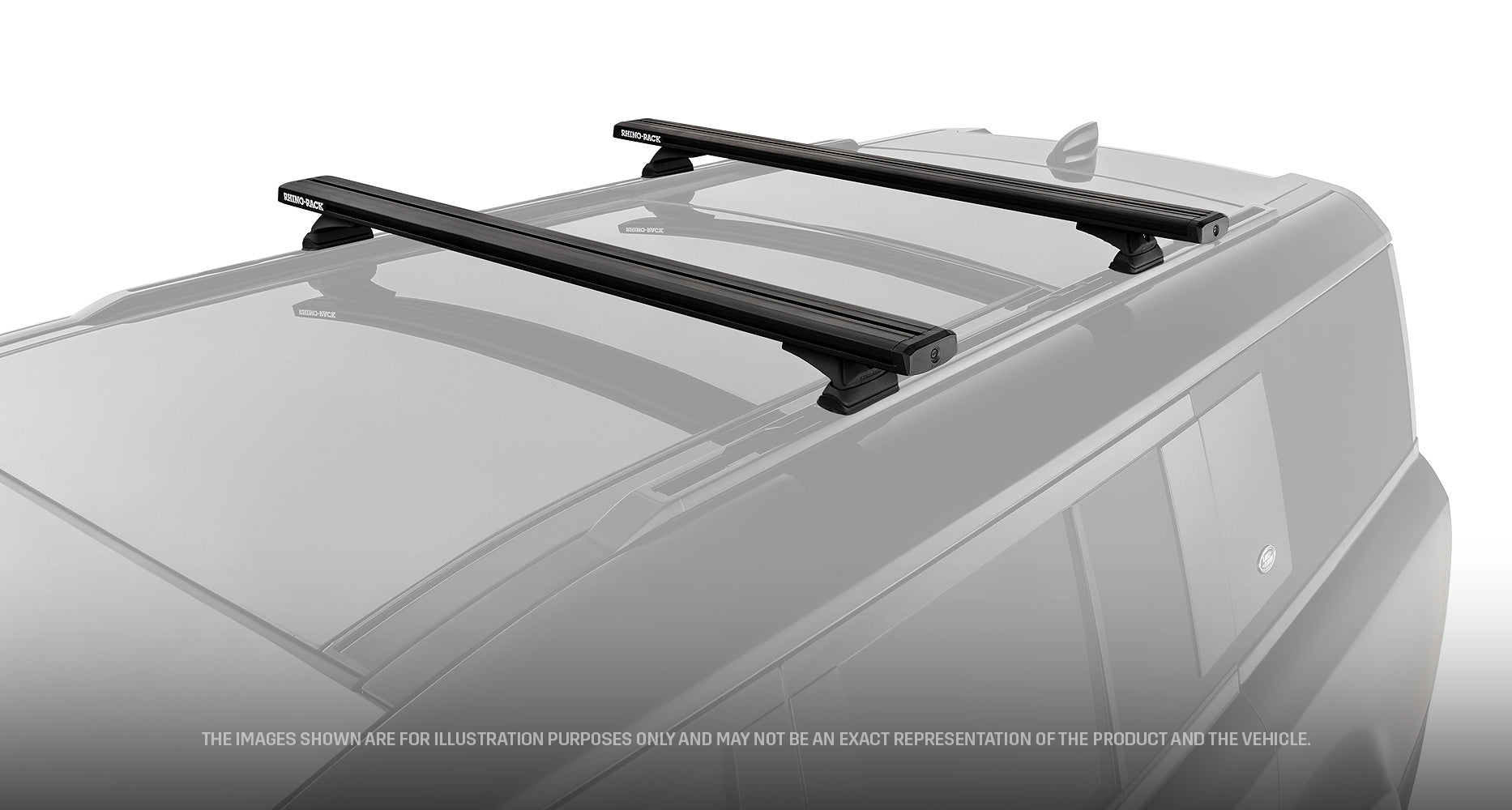 Kit de 2 barres de toit RHINO-RACK de 1260 mm pour Land Rover Defender II 130 L663 2023+ avec système Reconn-Deck.