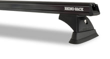 Kit 2 barres de toit noires RHINO-RACK pour Nissan X-Trail T31 2007-2014, robuste et longue de 1250 mm, fixation Trackmount.