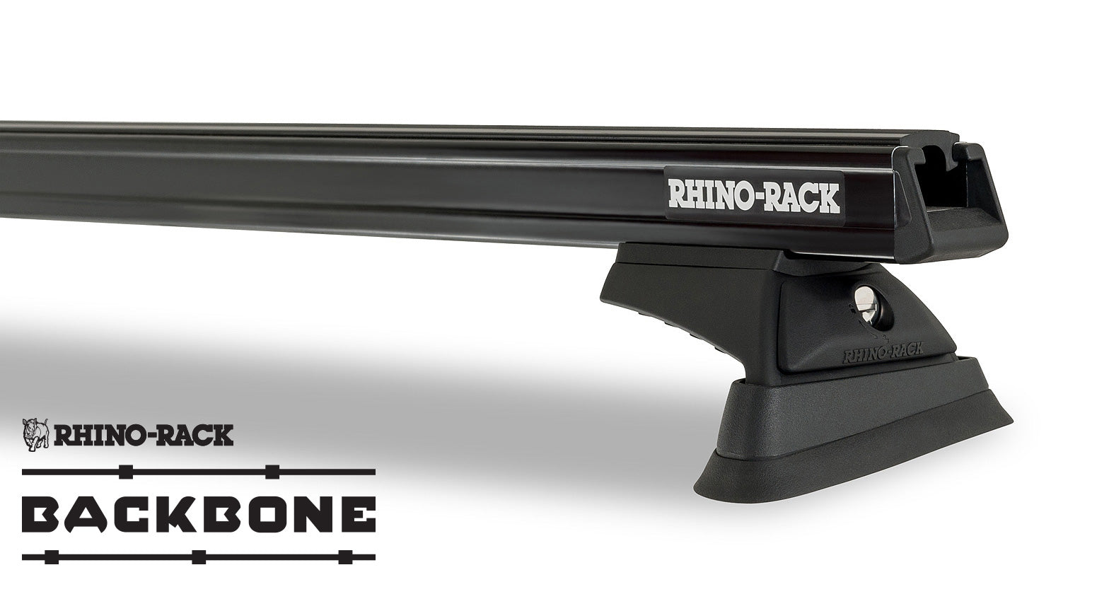 Kit de 2 barres de toit noires RHINO-RACK Backbone Heavy Duty pour Jeep Wrangler JK 2011-2019, longueur 1500mm.