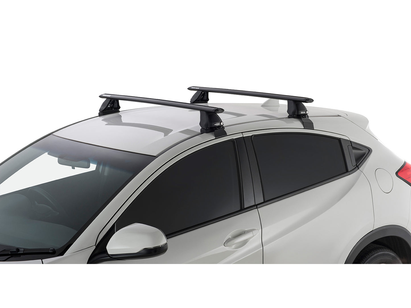 Kit de 2 barres de toit Rhino-Rack Sportz 1180mm pour Honda HR-V Gen 2 2015-2022, fixations visibles et ajustables.