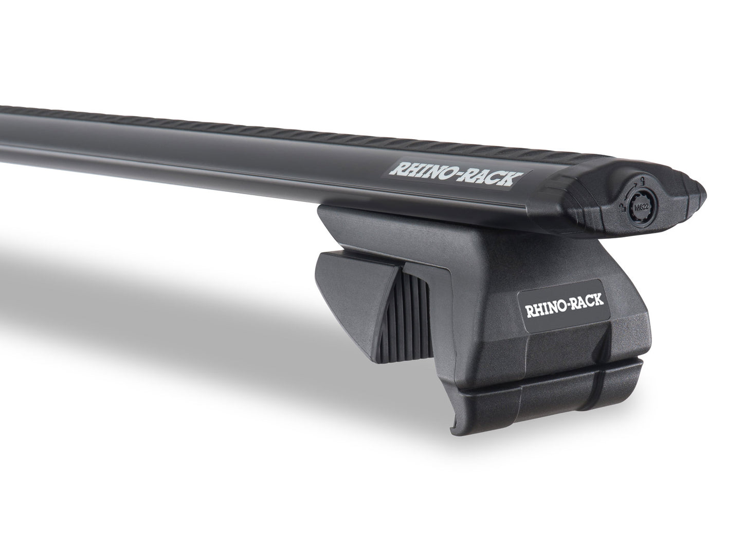 Kit 2 barres de toit RHINO-RACK Sportz 1180mm pour Nissan Pathfinder 2005-2013, vue des barres installées sur le véhicule.