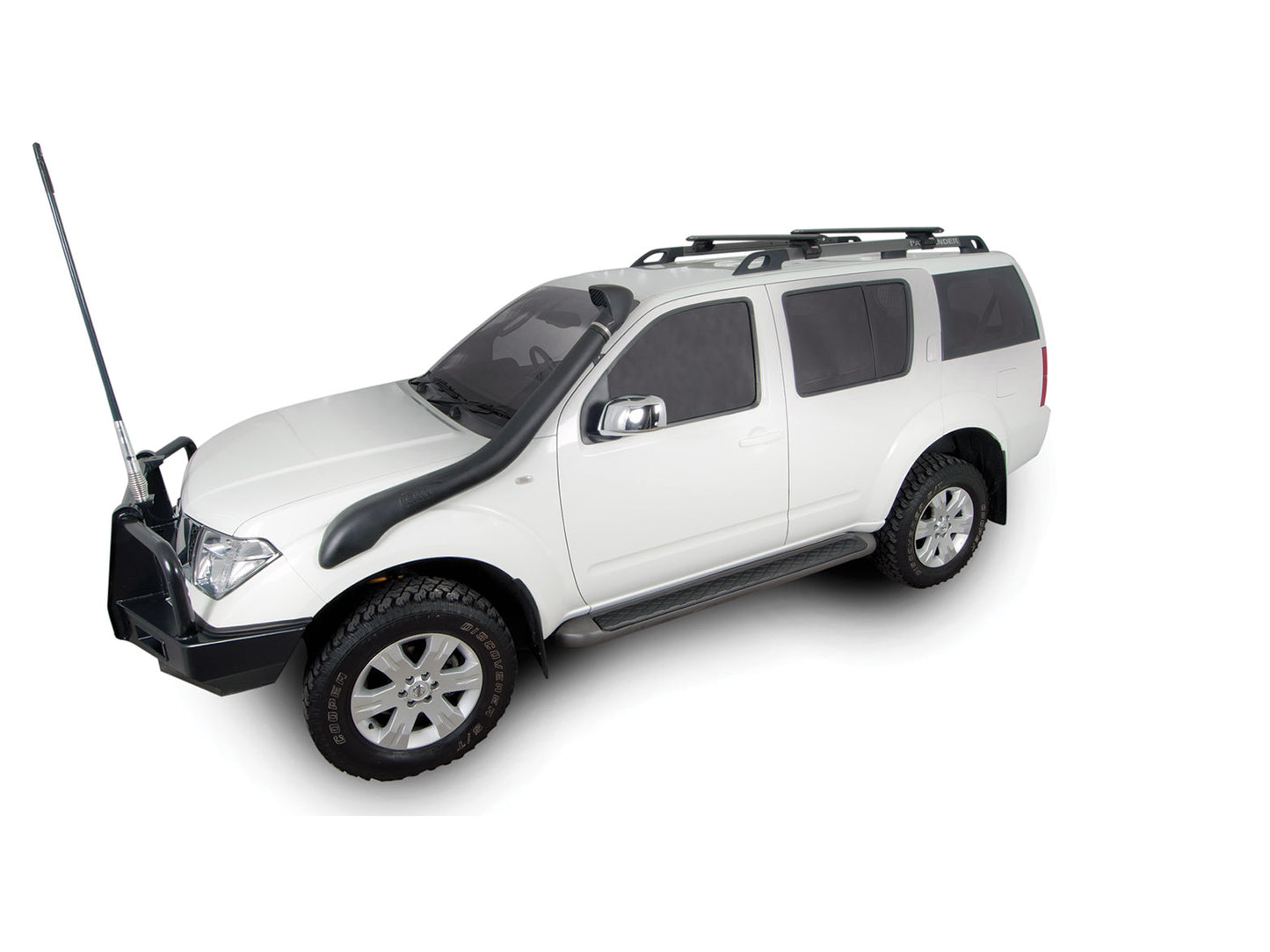 Kit 2 barres de toit RHINO-RACK Sportz 1180mm pour Nissan Pathfinder 2005-2013, avec supports solides en aluminium.