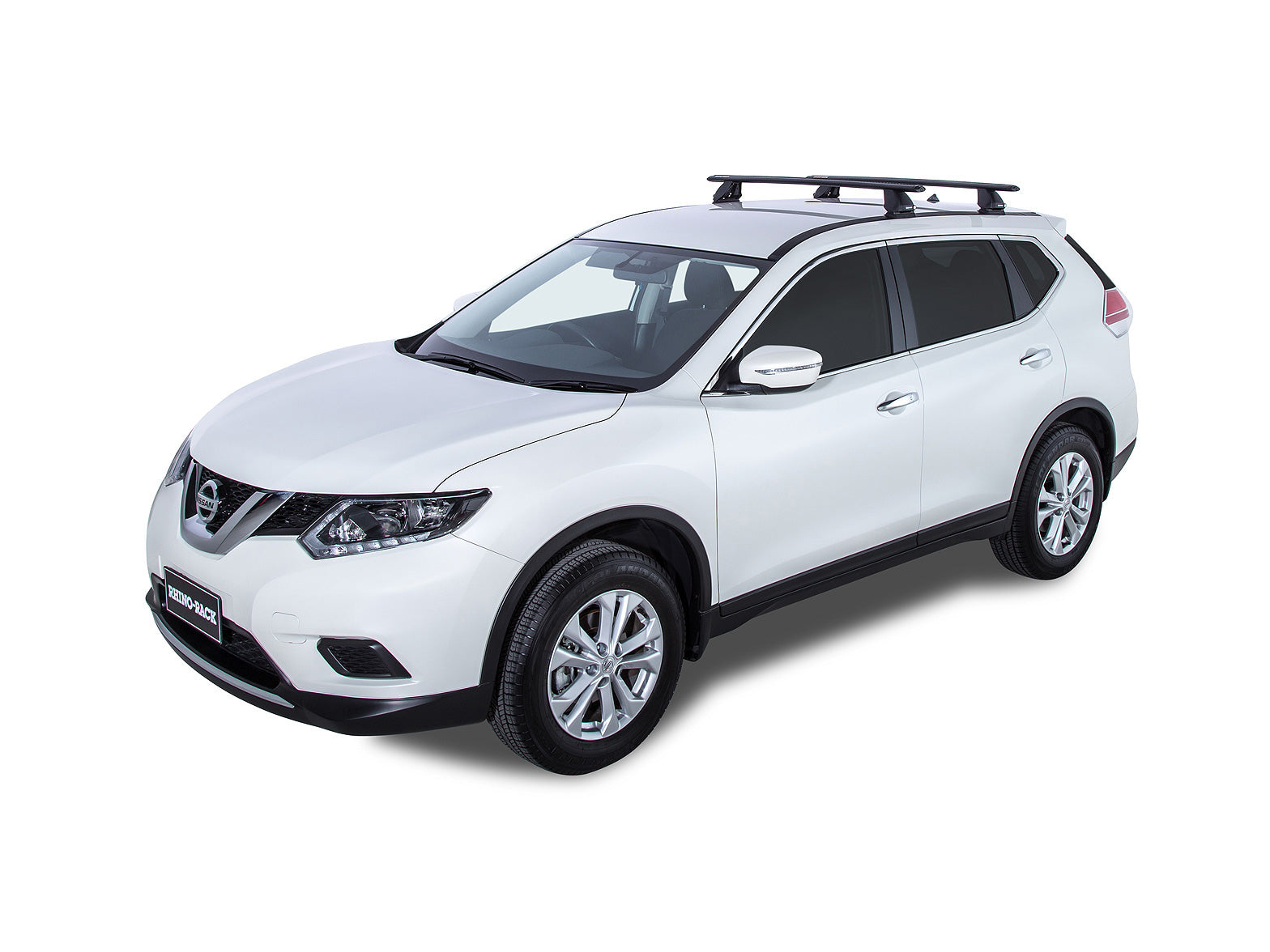 Kit 2 barres de toit Rhino-Rack Sportz pour Nissan X-Trail T32 2014-2022, 1180mm, fixation solide pour chargement.