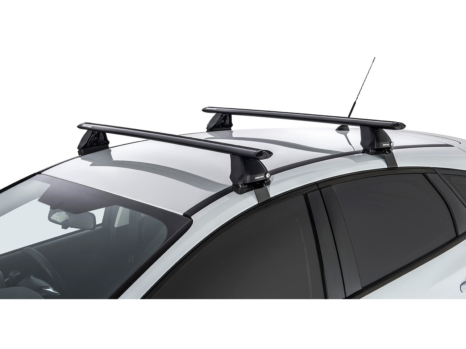 Kit de 2 barres de toit RHINO-RACK Sportz 1260mm pour Ford Focus Gen3 LW-LZ 2011-2018, fixation sur le toit.