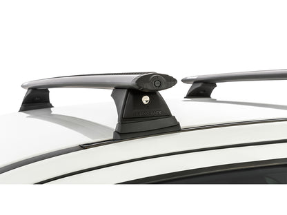 Kit 2 barres de toit Rhino-Rack Sportz 1260mm pour Ford Ranger T6 T7 T8 Super Cab 2011-2022, vue de dessus.