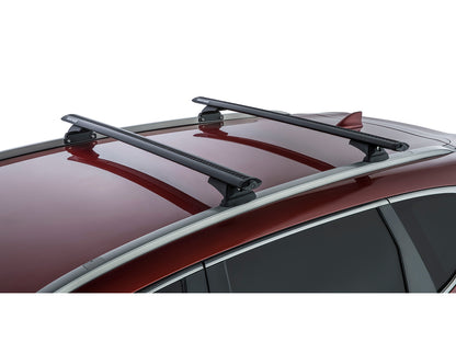 Kit 2 barres de toit RHINO-RACK Sportz 1260mm pour Honda CR-V 5e génération 2017-2023, fixation solide et durable.