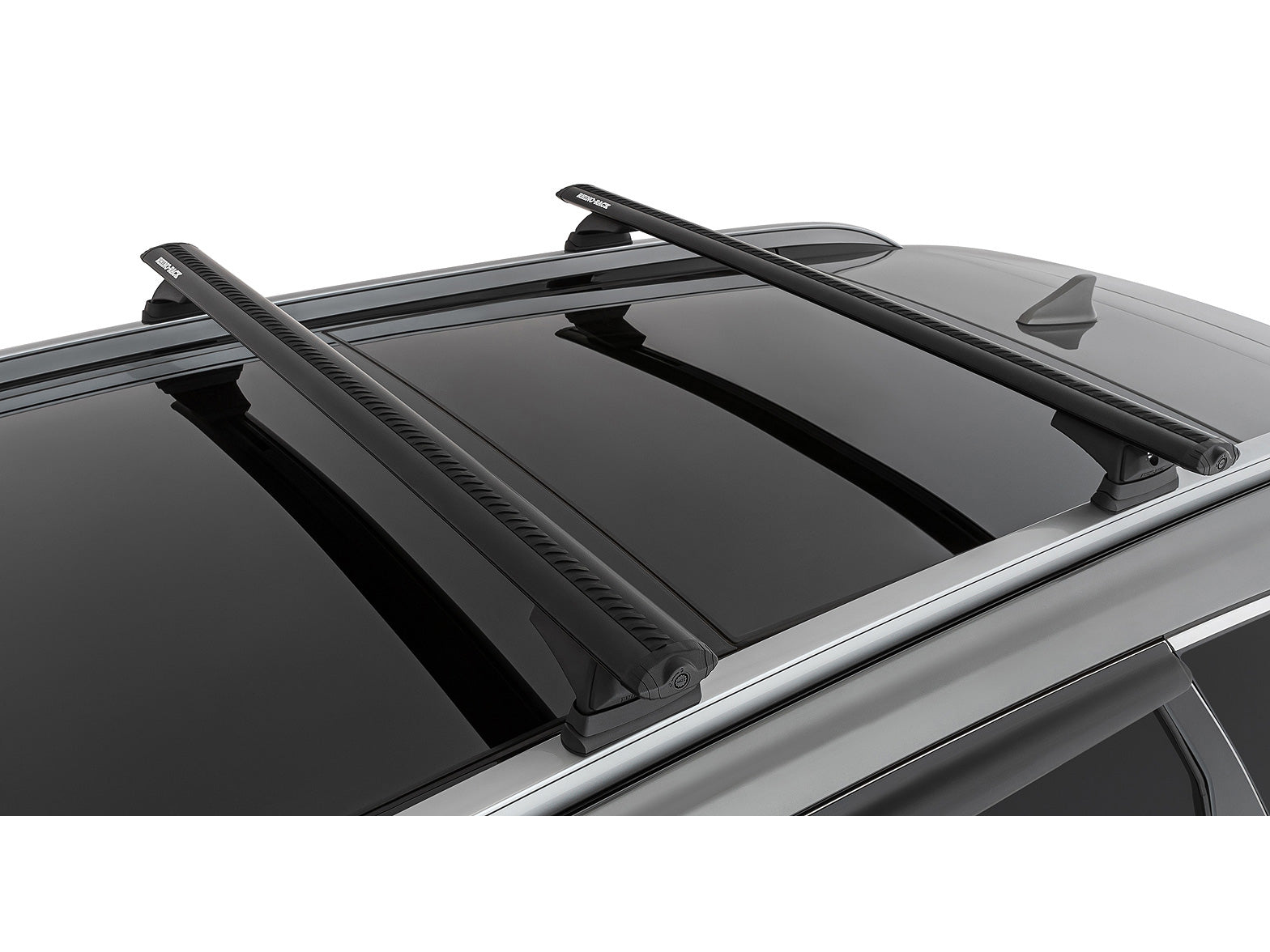 Kit de 2 barres de toit Rhino-Rack Sportz 1260mm pour Hyundai Santa Fe et Kia Carnival 2018-2024, fixation solide.
