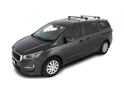 Kit de 2 barres de toit Rhino-Rack Sportz de 1260mm pour Hyundai Santa Fe et Kia Carnival 2018-2024, montage facile.