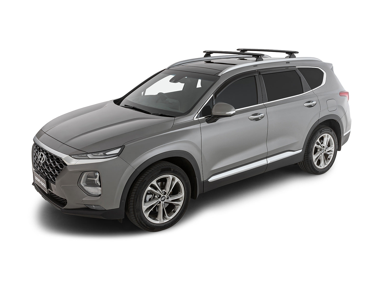 Kit de 2 barres de toit RHINO-RACK Sportz 1260mm pour Hyundai Santa Fe et Kia Carnival 2018-2024, fixation solide et durable.