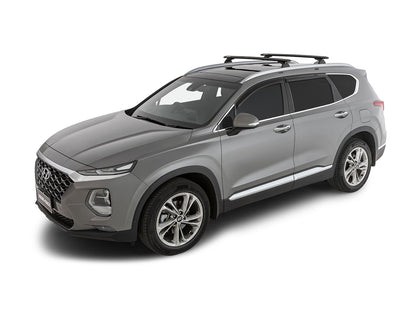 Kit de 2 barres de toit RHINO-RACK Sportz 1260mm pour Hyundai Santa Fe et Kia Carnival 2018-2024, fixation solide et durable.