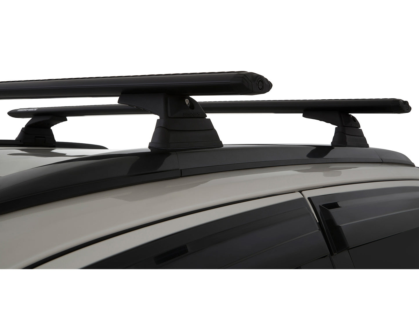 Kit de 2 barres de toit Sportz RHINO-RACK 1260mm pour Isuzu D-Max X-Terrain Double Cab, rails de toit affleurants 2020+
