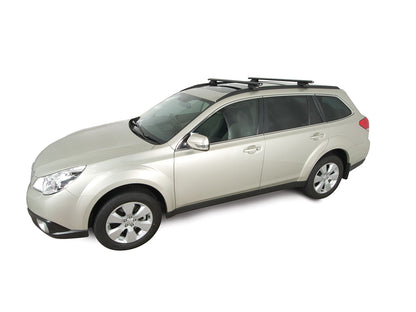 Kit de 2 barres de toit Rhino-Rack Sportz pour Subaru Outback 4e génération 2009-2014, 1260mm, fixation robuste.